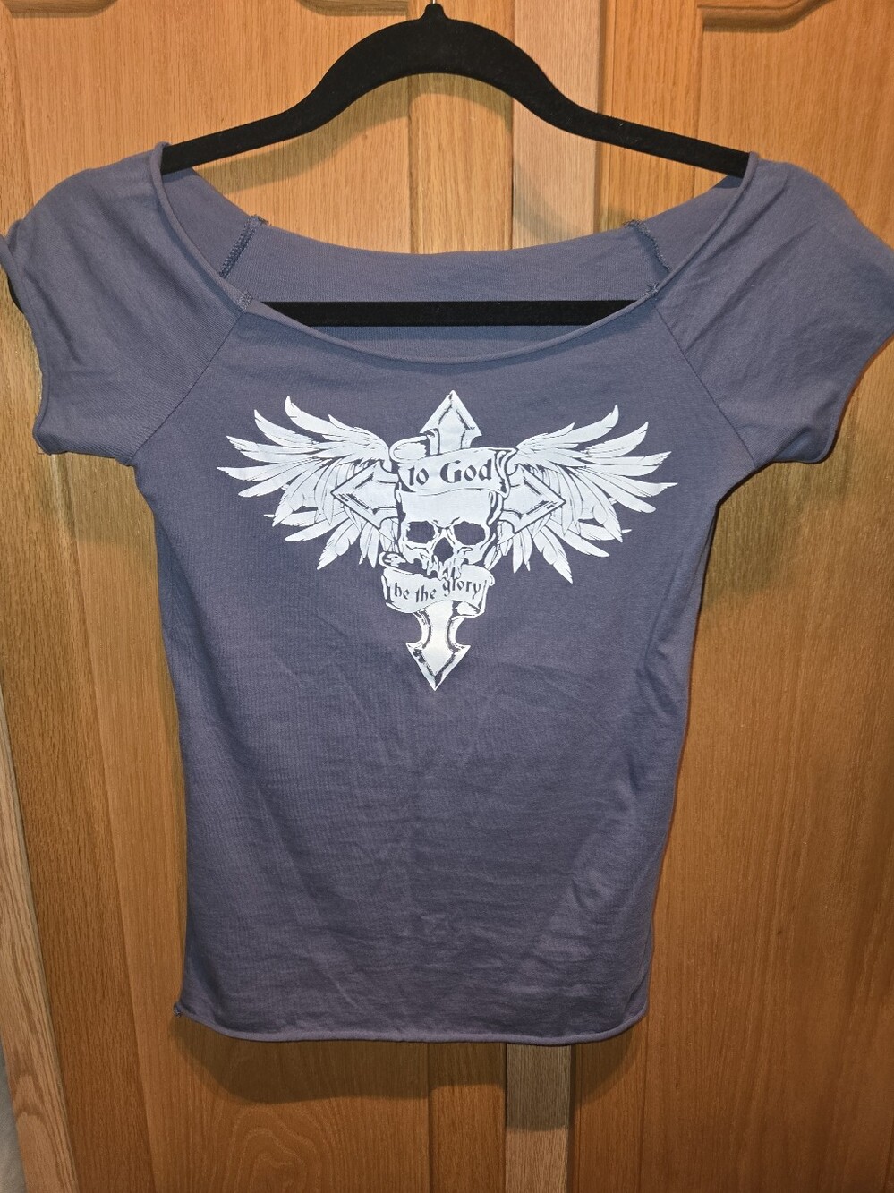 Graphic Scoop Neck T-Shirt